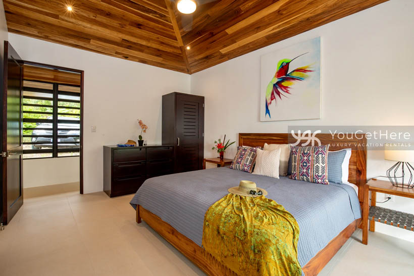 Villa Dalu beautifully decorate guest bedroom.