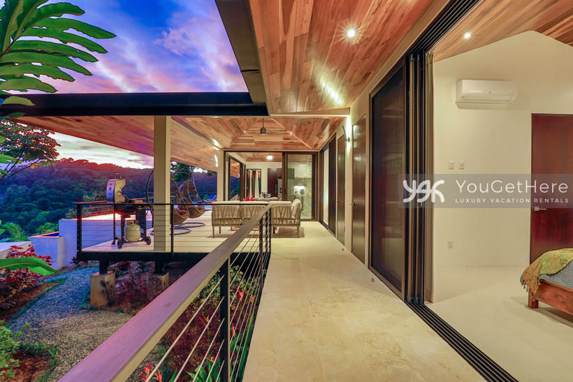 Beautiful design of Villa Dalu villa in Costa Rica.