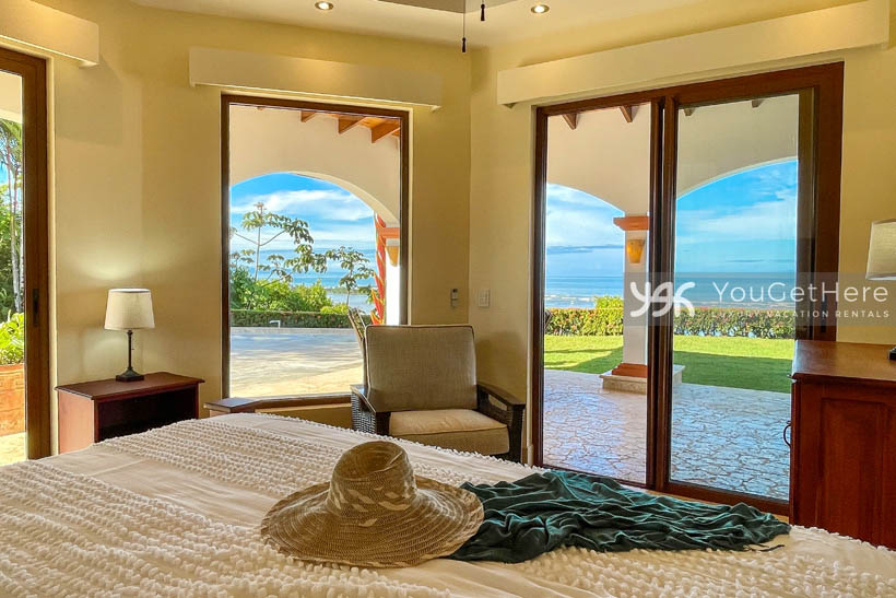Ocean views at Vista Encanto Costa Rica from bedroom.