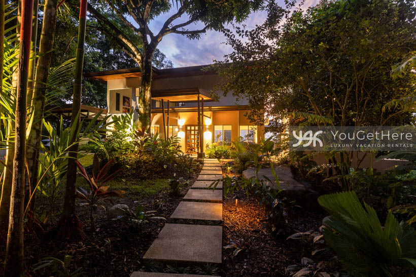Tulu Azul Costa Rica Vacation Villa Entrance