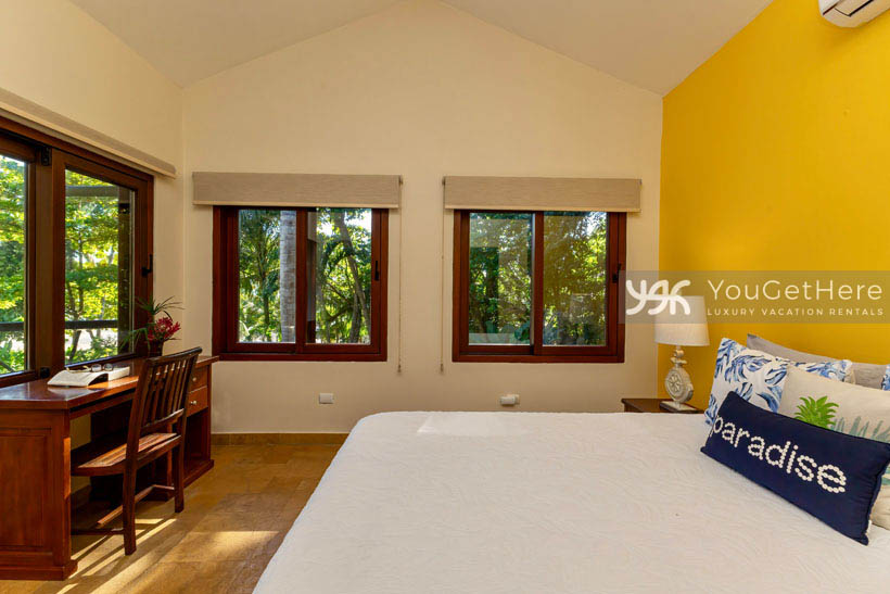 First floor guest bedroom at Caballitos del Mar Complex in Costa Rica.